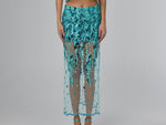 Load image into Gallery viewer, Celestial Tide Sheer Midi Skirt