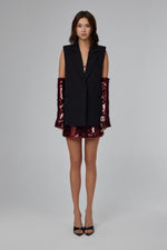 Load image into Gallery viewer, Black Structured Sleeveless Tailored Vest