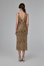 Load image into Gallery viewer, Astral Bloom Midi Dress
