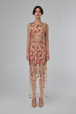 Load image into Gallery viewer, Solar Flare Sheer Crop Top