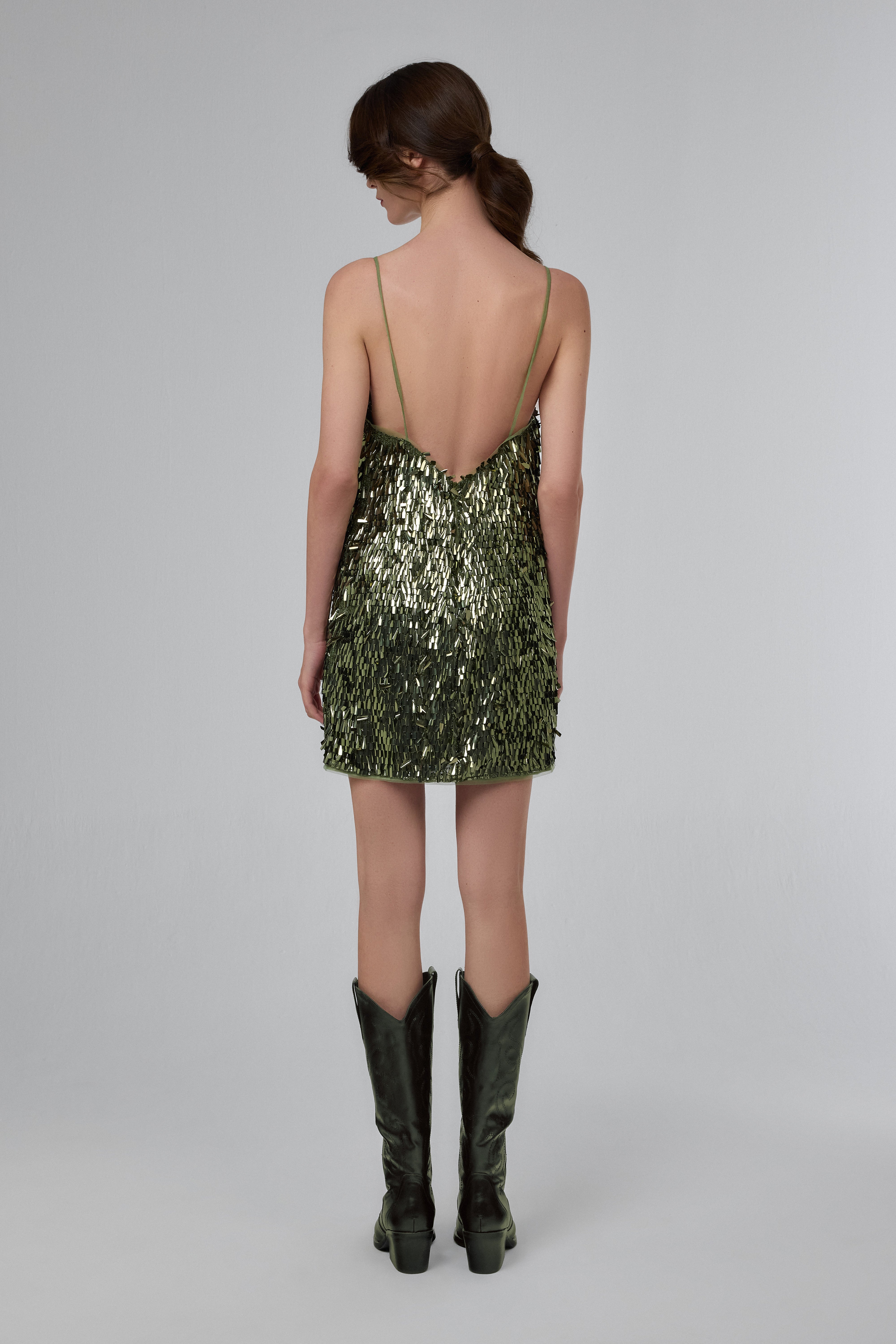 Jade Aura Mini Dress