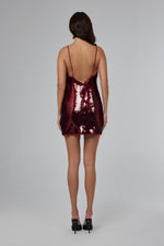 Load image into Gallery viewer, Scarlet Dust Mini Dress