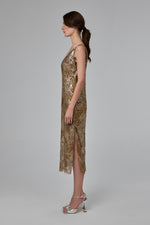 Load image into Gallery viewer, Astral Bloom Midi Dress