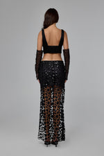 Load image into Gallery viewer, Plunge V-Neck Structured Crop Top