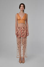 Load image into Gallery viewer, Plunge V-Neck Structured Crop Top