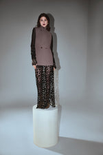Load image into Gallery viewer, Deep Taupe Brown Structured Sleeveless Tailored Vest
