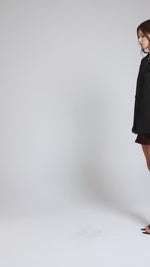 Load and play video in Gallery viewer, Black Structured Sleeveless Tailored Vest