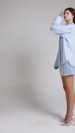 Load and play video in Gallery viewer, Cosmic Blue Shirt